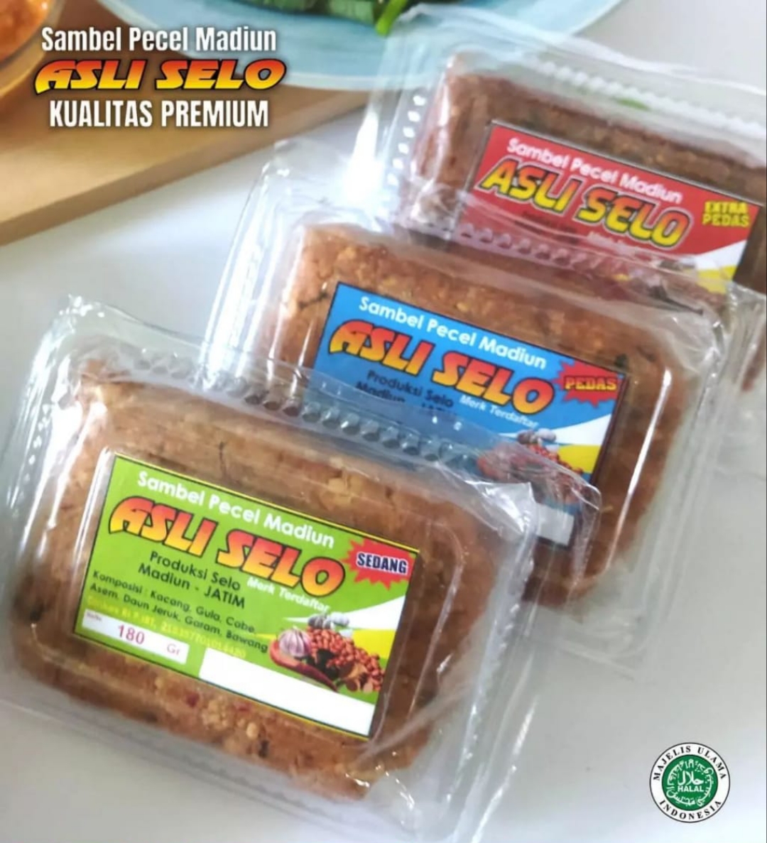 Sambel Kacang Varian Extra Pedas 150gr