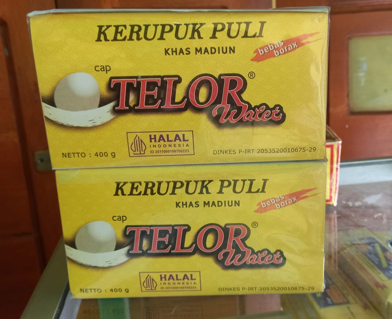 Kerupuk Puli Cap Telor Walet