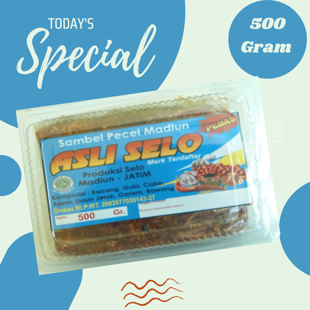 Sambel Kacang Varian Pedas 500gr